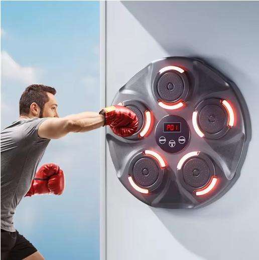 Bezosmax Bluetooth Music Boxing Machine with Gloves, Wall Mounted Trainer