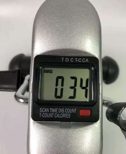 Mini Pedal Exercise Bike for Arm Leg Training with LCD Display