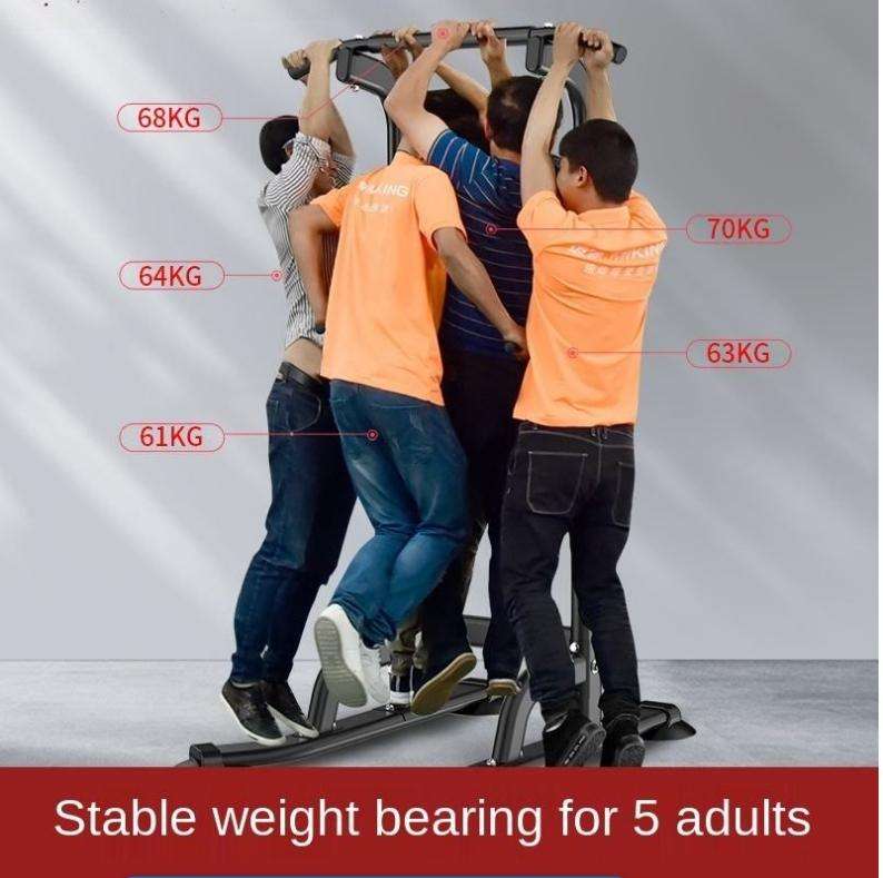 Fitness Pull Up Bar Dip Station Workout Stand