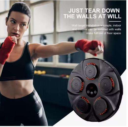 Bezosmax Bluetooth Music Boxing Machine with Gloves, Wall Mounted Trainer