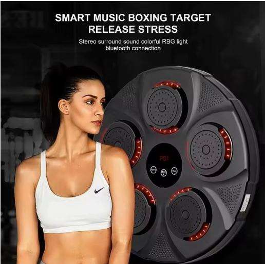 Bezosmax Bluetooth Music Boxing Machine with Gloves, Wall Mounted Trainer