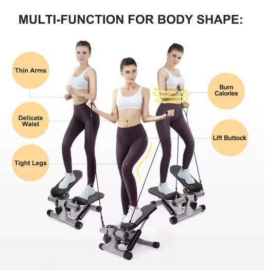 Multifunction Fitness Twist Stepper Electronic Display Home Slimming Climbing Machine Exercise