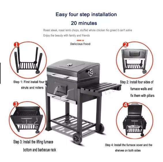 Barbecue Charcoal Portable Grill
