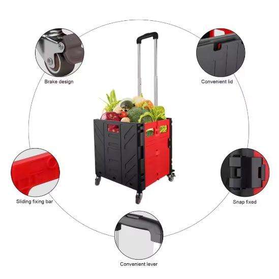 Multipurpose Foldable Shopping Cart