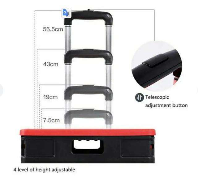 Multipurpose Foldable Shopping Cart