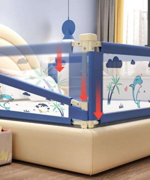 Collapsible Baby Side Bedrail Guard for Kids