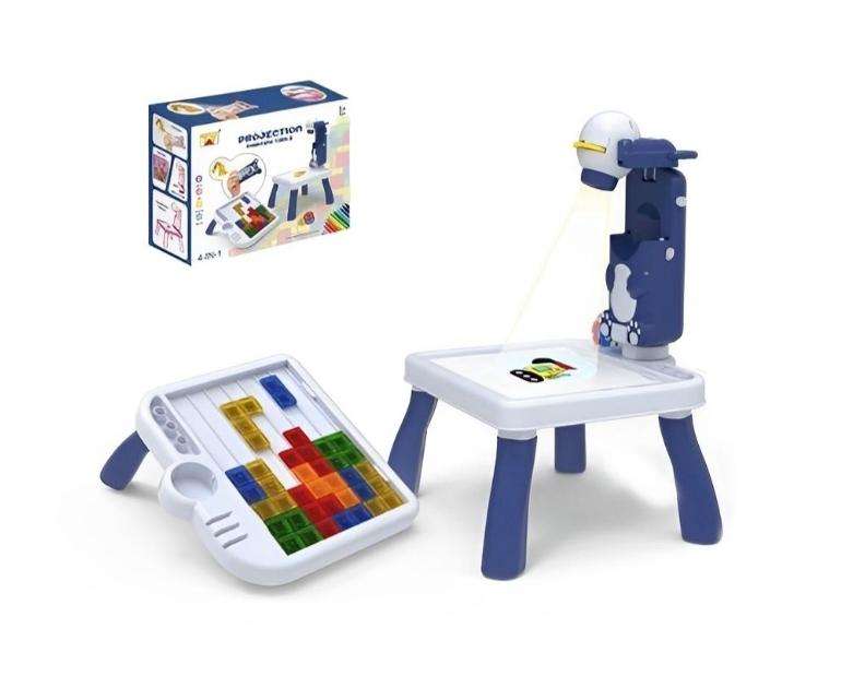 4 In 1 Mini Projector Table Led Drawing Painting Educational Teddy Bear