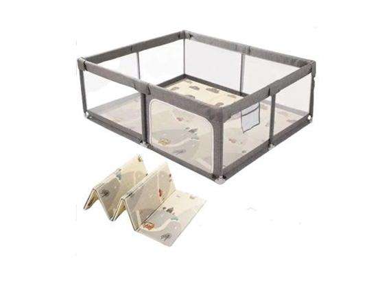 Baby Playpen Activity Center Set With Mat