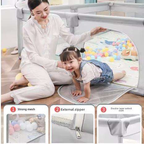 Baby Playpen Activity Center Set With Mat