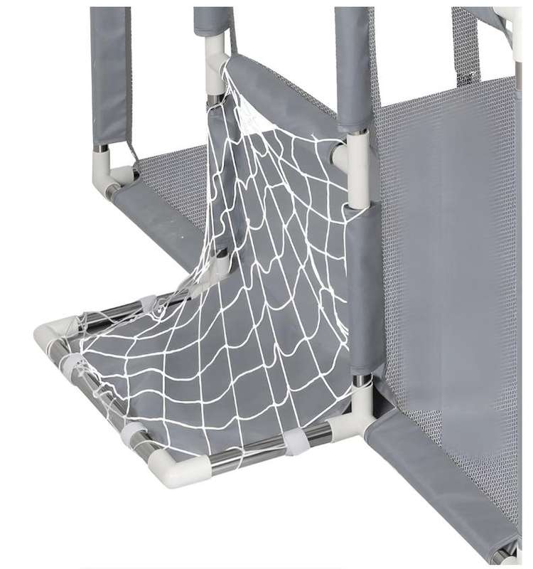 Indoor Outdoor Foldable Steel Children Playpen With Safety Net
