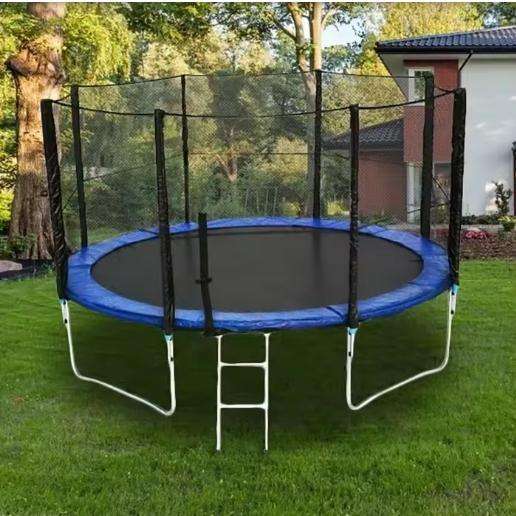 Outdoor Enclosed Net Trampoline - 2700 cm