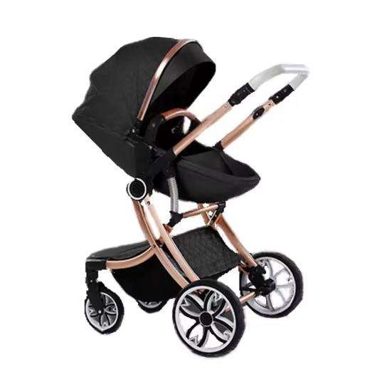 Mila Baby Stroller Can Sit and Lie Down 2 in 1 Luxury Stroller