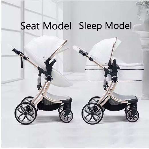 Mila Baby Stroller Can Sit and Lie Down 2 in 1 Luxury Stroller