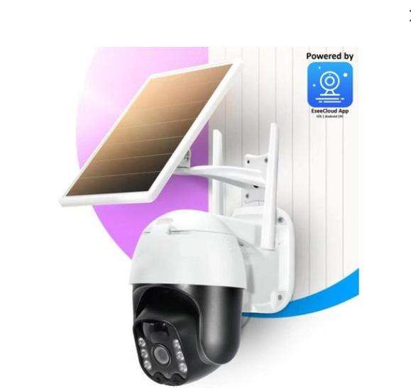 Solar Powered Smart Wi-Fi Security Camera |ICSolWiFi | EseeCloud