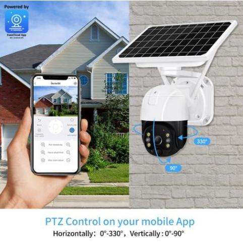Solar Powered Smart Wi-Fi Security Camera |ICSolWiFi | EseeCloud