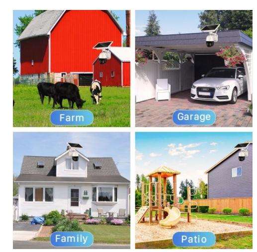 Solar Powered Smart Wi-Fi Security Camera |ICSolWiFi | EseeCloud