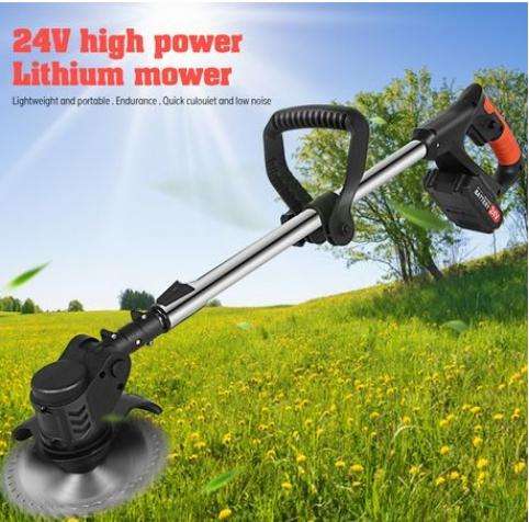 Electric Cordless String Trimmer Weed Eater Garden Grass Cutting Machine