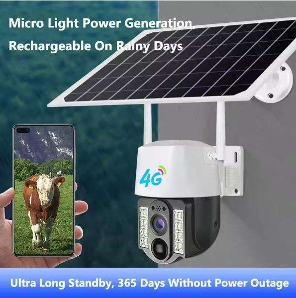 Solar Wifi SmartNet Tilt camera, 2MP with night vision- Motion detection