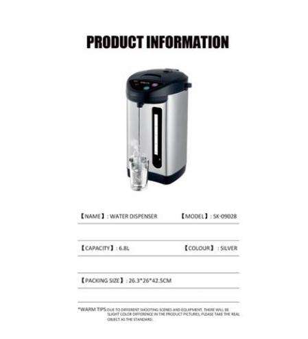 Sokany 800W. 6.8L Water Dispenser SIK-09028
