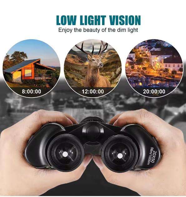 High Quality Durable 20x50 Binocular