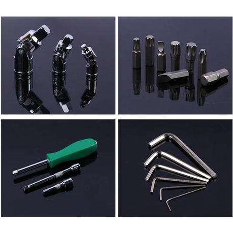 171 Pieces Chrome Vanadium Combination Socket Ratchet Set