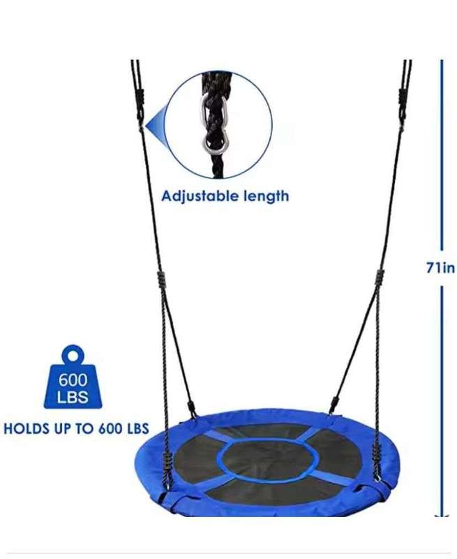 Saucer Tree Swing for Kids and Adults