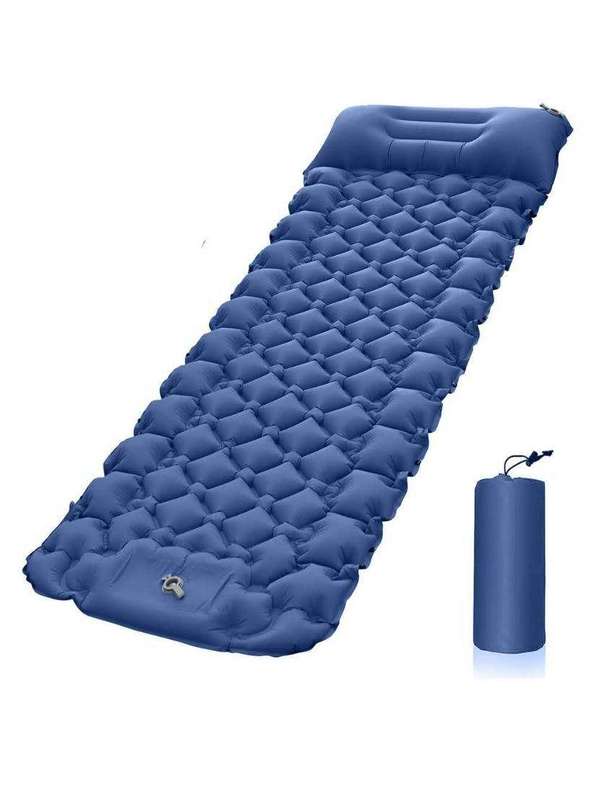 Camping Sleeping Pad, Thickness Inflatable Sleeping Mat with Pillow