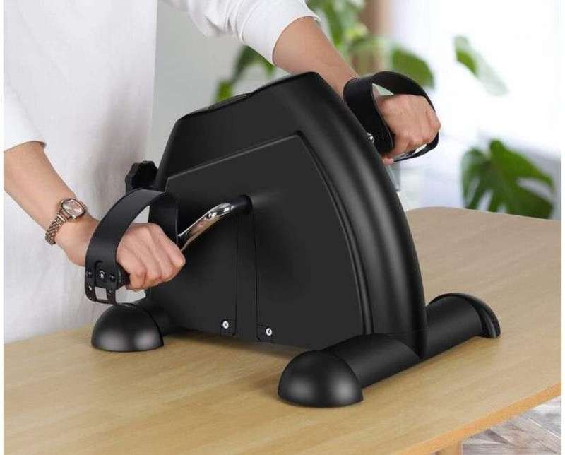 Mini Pedal Exercise Bike for Arm Leg Training with LCD Display