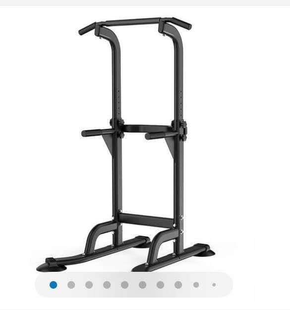 Fitness Pull Up Bar Dip Station Workout Stand