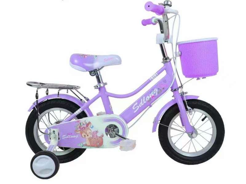 4 Wheels Nice Design Princess Children Bicycle