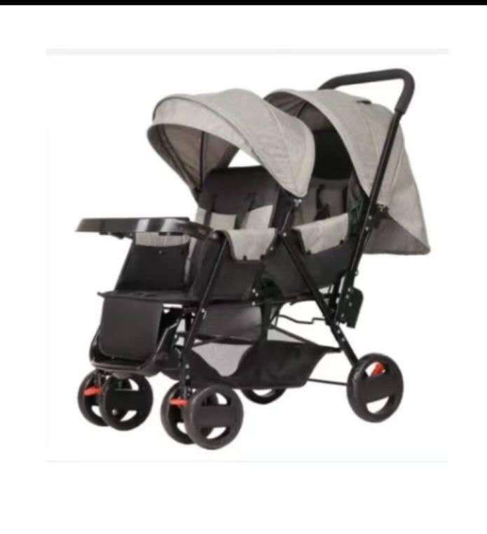 Double Baby Stroller Trolley Car Portable Fold Baby Stroller For Twins