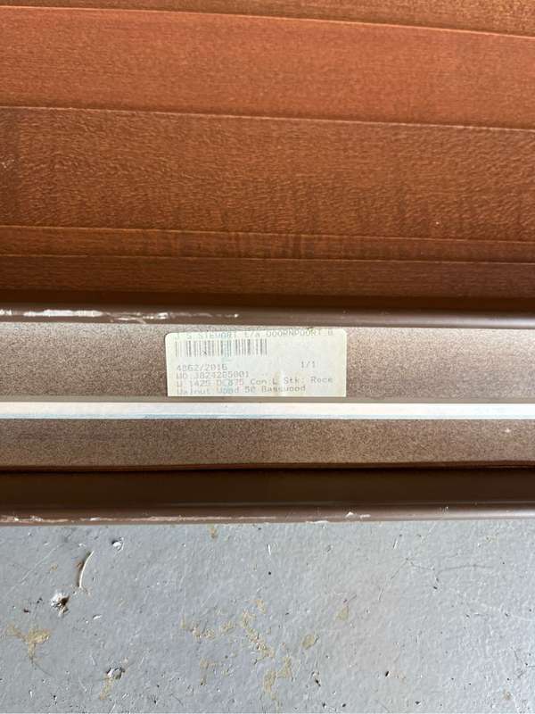 Walnut Wood Basswood 50mm Window Blinds
