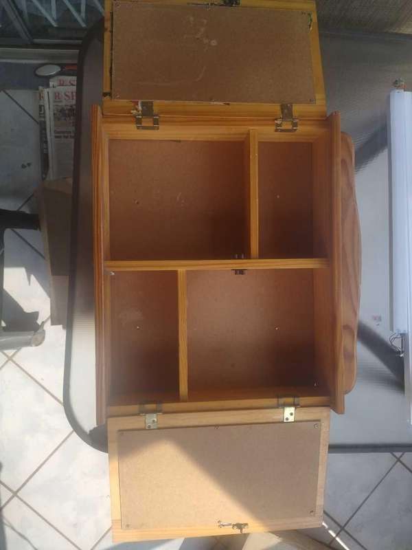Wood Bathroom Double Medicine Cabinet