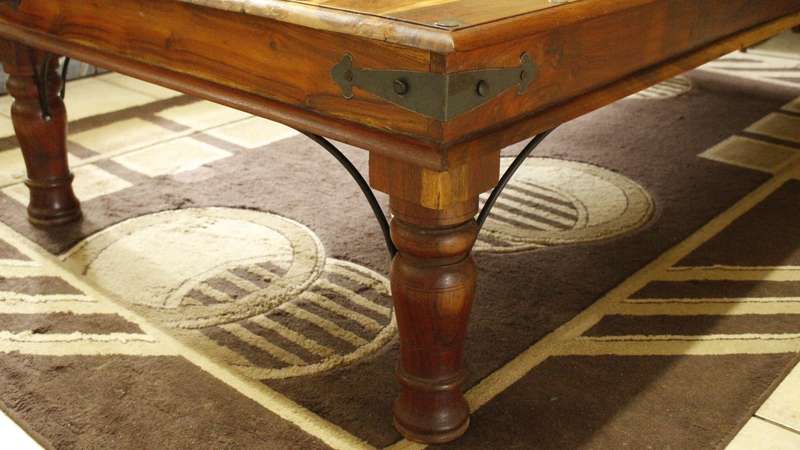 Coricraft Raju solid wood coffee table.