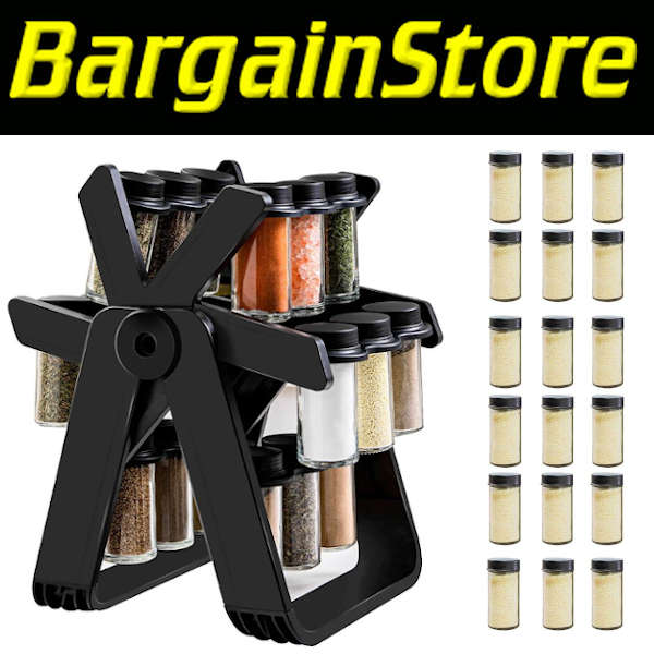 18 Jar Rotating Spice Rack