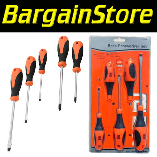 5 Piece Magnetic Screwdriver Set