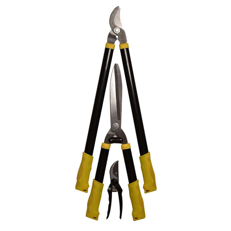 3 Piece Heavy Duty Garden Pruning Shear Set