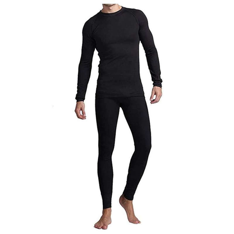 Warm, Winter Mens Thermal Long John Underwear Set