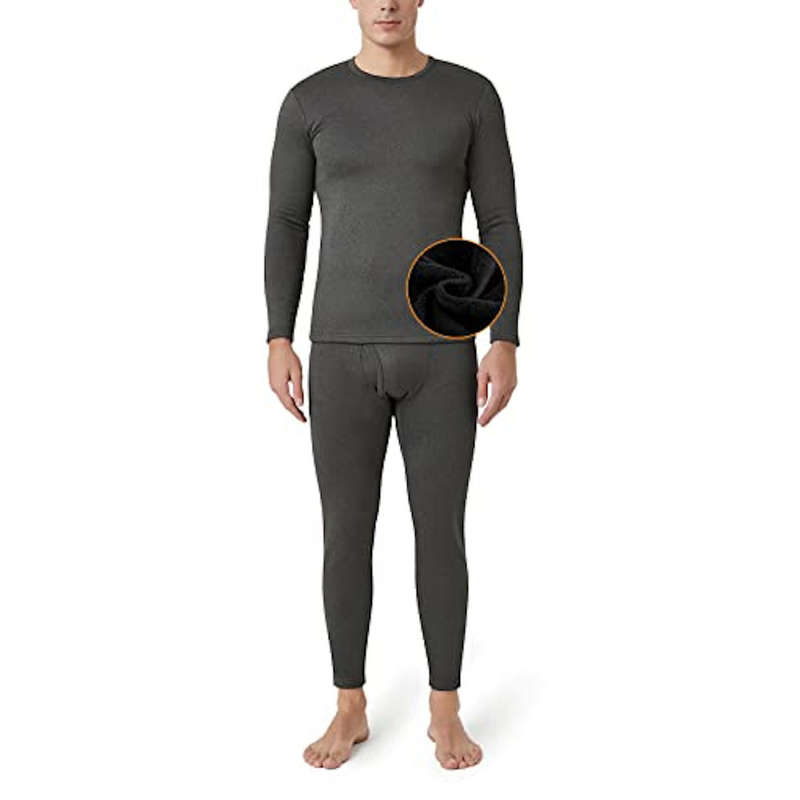 Warm, Winter Mens Thermal Long John Underwear Set
