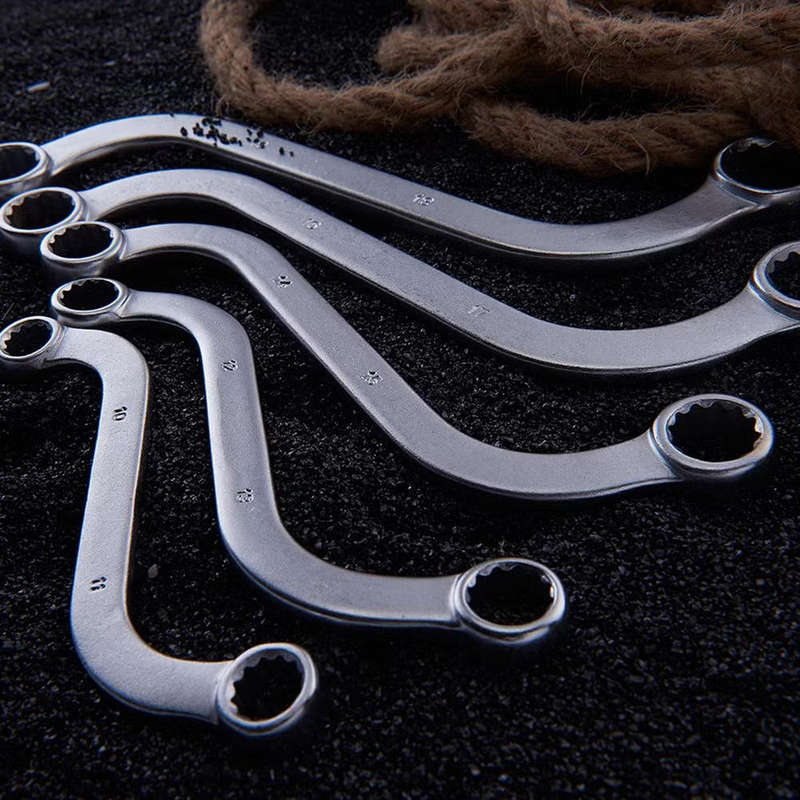 5 Piece S Type Double Ring Spanner Set