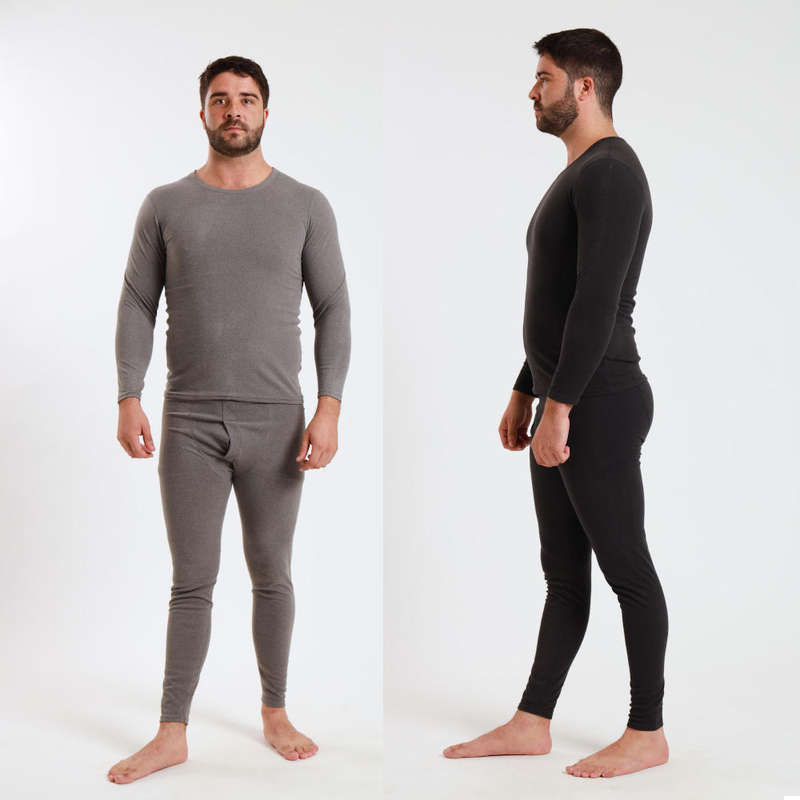 Warm, Winter Mens Thermal Long John Underwear Set