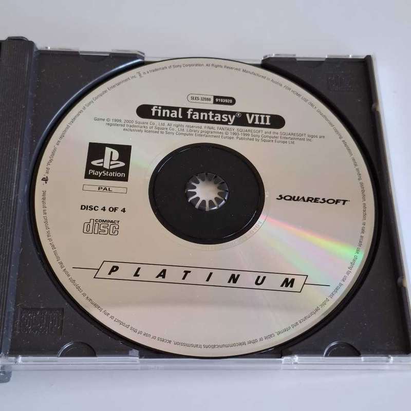 Final Fantasy VIII Playstation 1 Pal