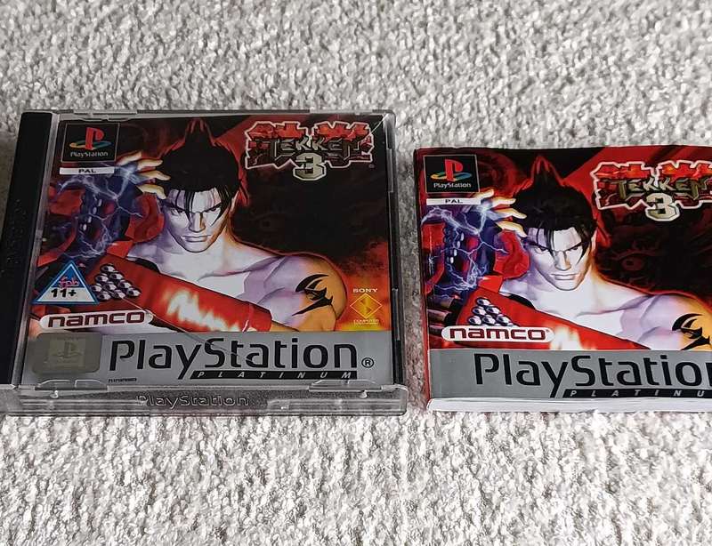 Tekken 3 Playstation 1 Platinum Version PAL CIB