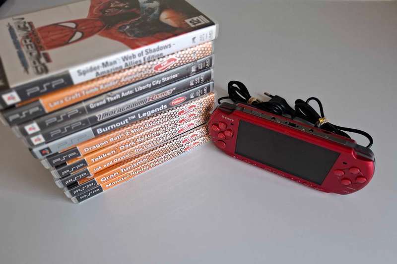 Psp Console +Games Bundle