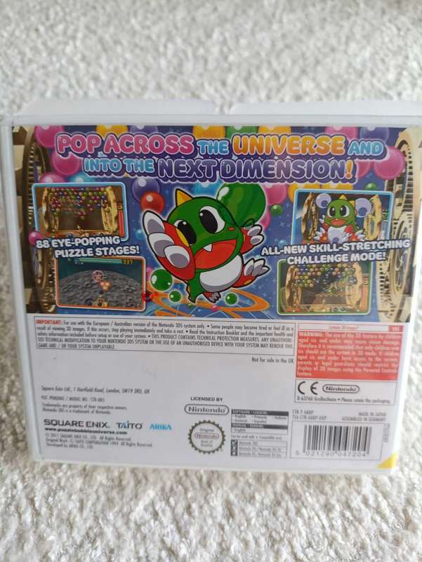 Puzzle Bobble Universe Nintendo 3ds