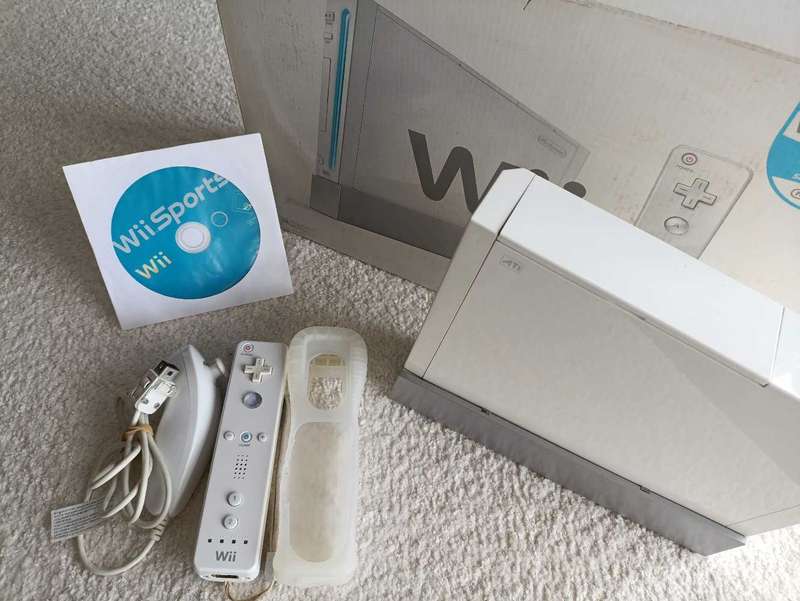 Nintendo Wii Console with Wii Sports game
