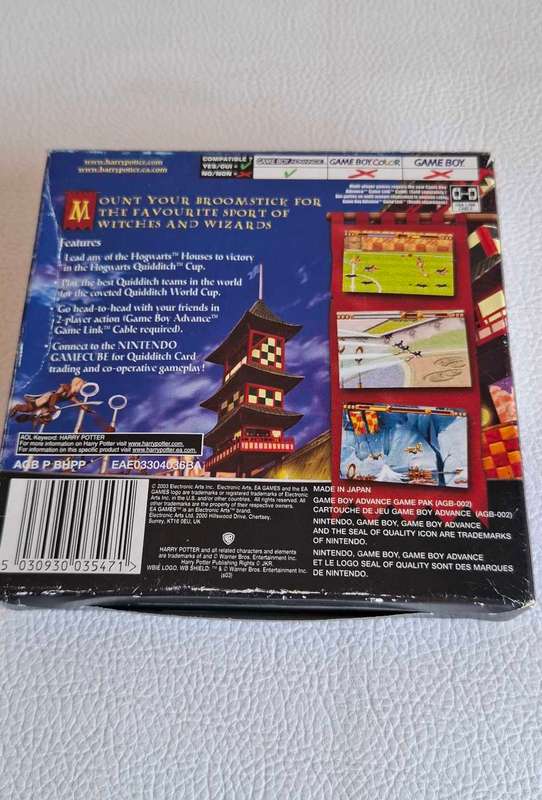 Harry Potter Quidditch World Cup Gameboy Advance