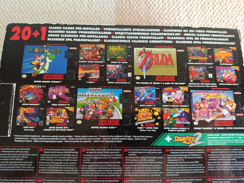 Super Nintendo Entertainment System +Box
