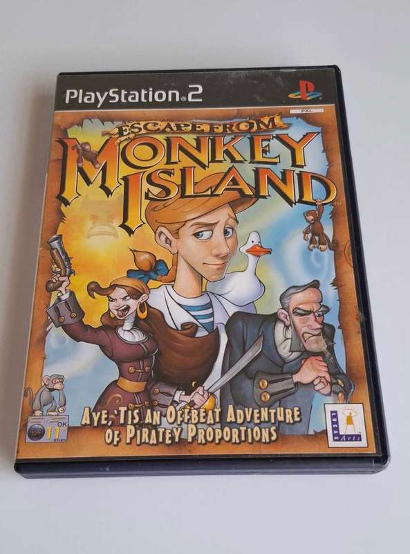 Escape From Monkey Island Ps 2 Pal