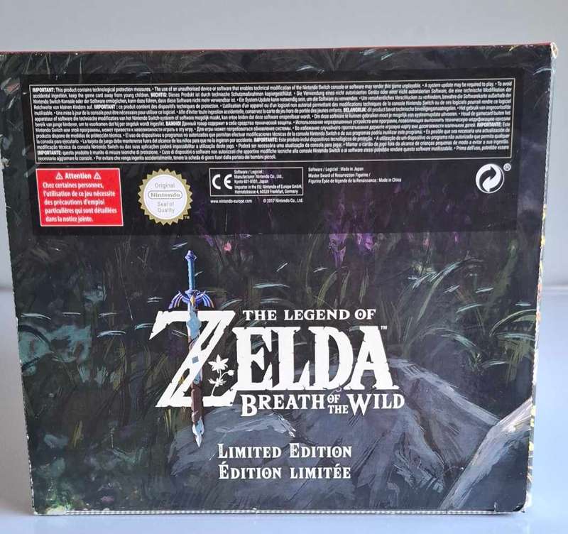 The Legend of Zelda Breath of the Wild limited Edition Nintendo Switch